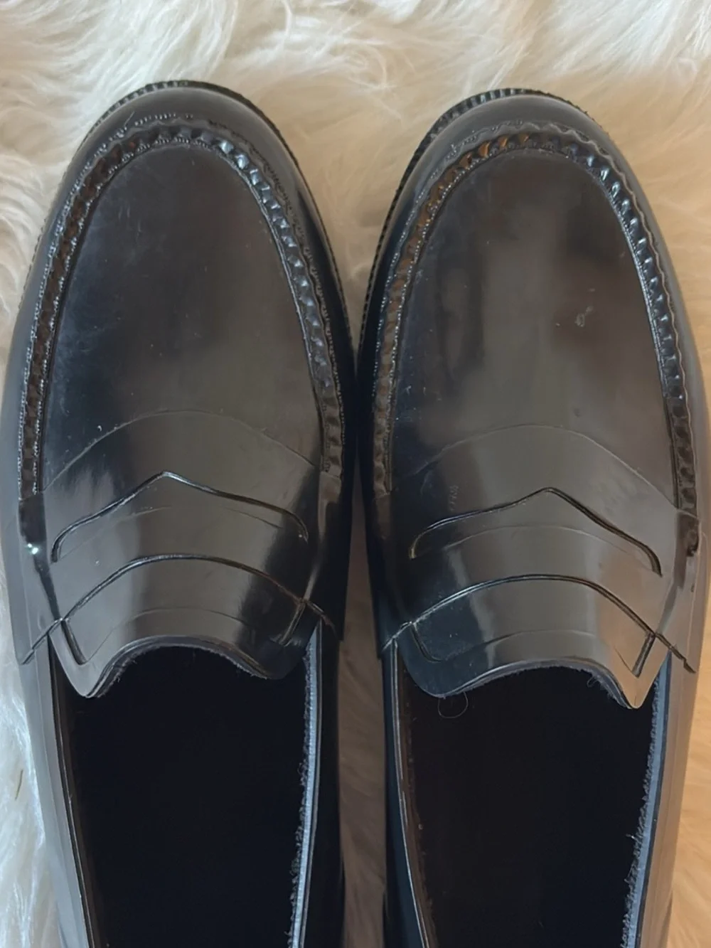 G.H. Bass Weejuns Whitney Rubber Rain Loafers - Women’s Black